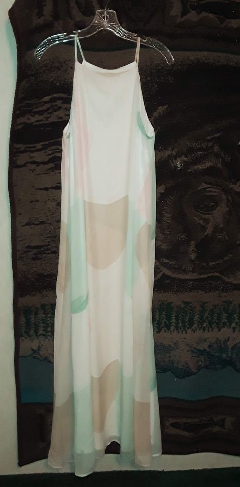 Long spaghetti strap dress